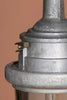 silva gepantsterde lamp grijs bovenkant detail