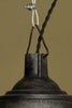 silva gepantsterde lamp zwart bovenkant bevestiging
