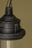 silva gepantsterde lamp zwart zijkant detail