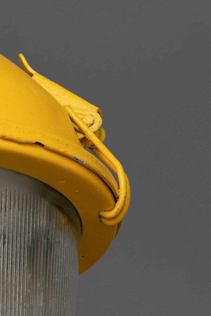 strella gepantsterde lamp geel e27 fitting zijkant