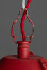 strella gepantsterde lamp rood e27 fitting bovenkant bevestiging