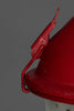 strella gepantsterde lamp rood e27 fitting zijkant detail