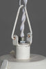 strella gepantsterde lamp wit e27 fitting bovenkant bevestiging