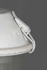 strella gepantsterde lamp wit e27 fitting bovenkant detail