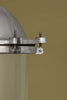valmiera gepantsterde lamp grijs aluminium e27 fitting bovenkant